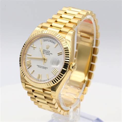 rolex day date in gold|Rolex Day-Date gold 40mm.